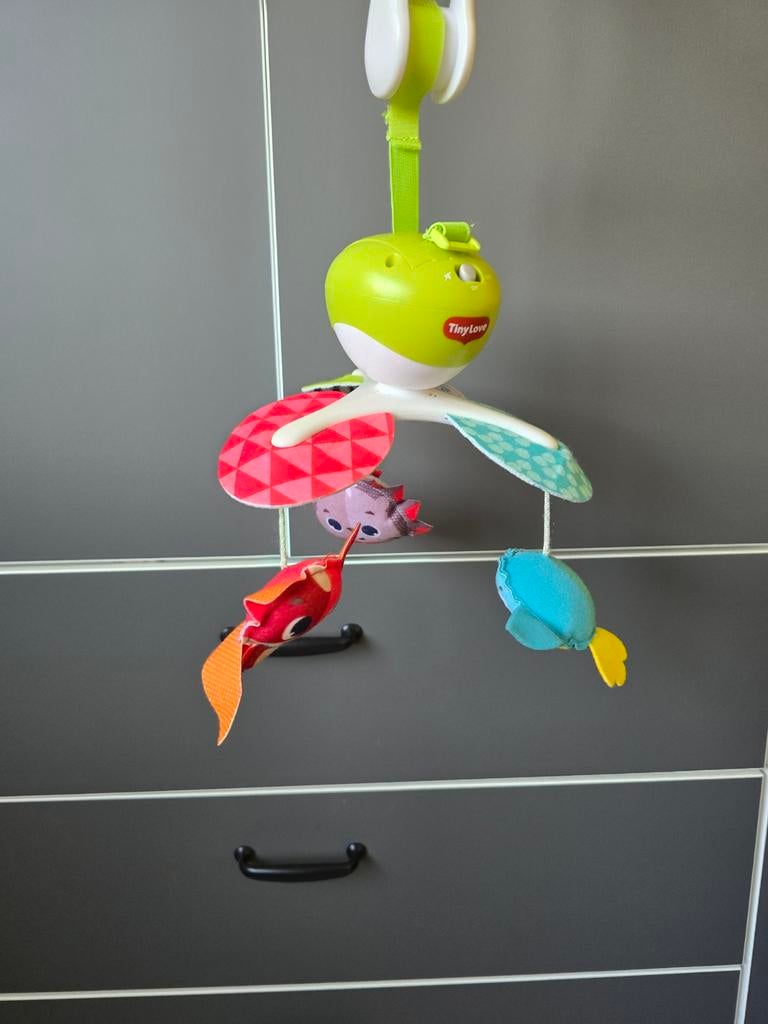 Tiny Love Take-Along Mobiel Meadow Days, Ophalen, Gebruikt, Mobiel, Met geluid