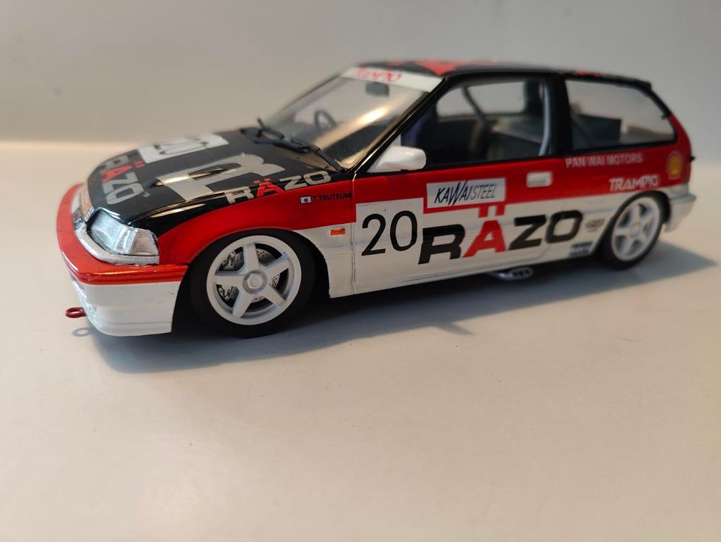 Honda Civic EF3 Razor Trampio Macau GP 1989 1:18, Ophalen of Verzenden