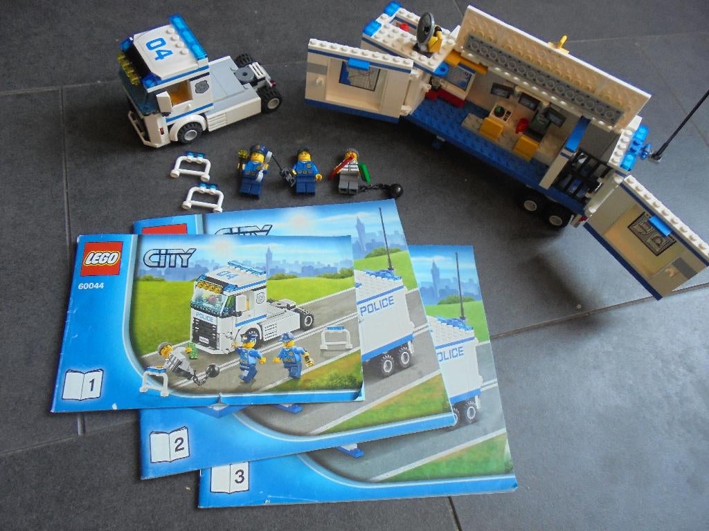 lego city 60044 politie vrachtwagen, Ophalen of Verzenden, Zo goed als nieuw, Complete set, Lego