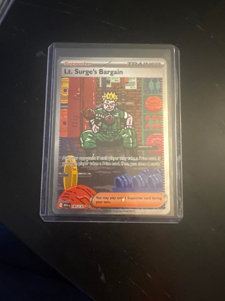 Lt. Surge’s Bargain - MEG Set Pokémon Kaart - Pack Fresh, Ophalen of Verzenden, Nieuw, Losse kaart
