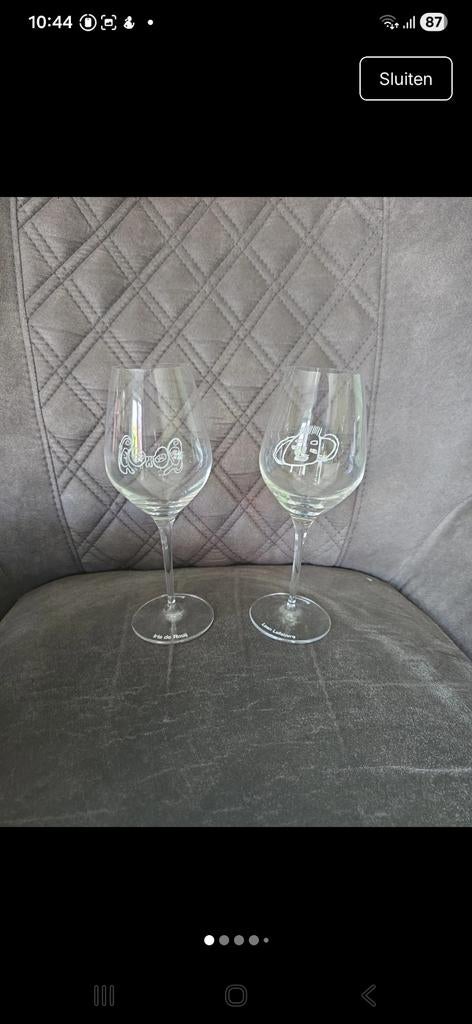4 spiegelau kristal glazen., Ophalen of Verzenden