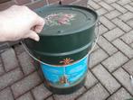 Geschilderde grote trommel met deksel, Ophalen of Verzenden, Zo goed als nieuw, Overige