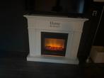 Landelijke schouw met elektrische haard, Ophalen of Verzenden, Zo goed als nieuw, Vrijstaande haard, Elektrische haard