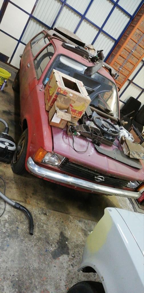 Opel kadett C onderdelen, Ophalen, Opel