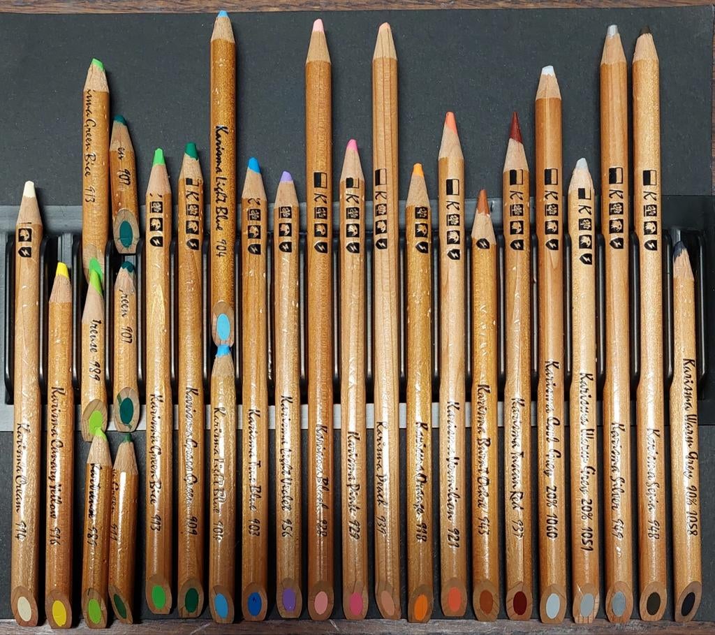 Karismacolor kkeurpotloden  potloden Karisma 23 kleuren, Ophalen of Verzenden, Gebruikt, Potlood of Stift