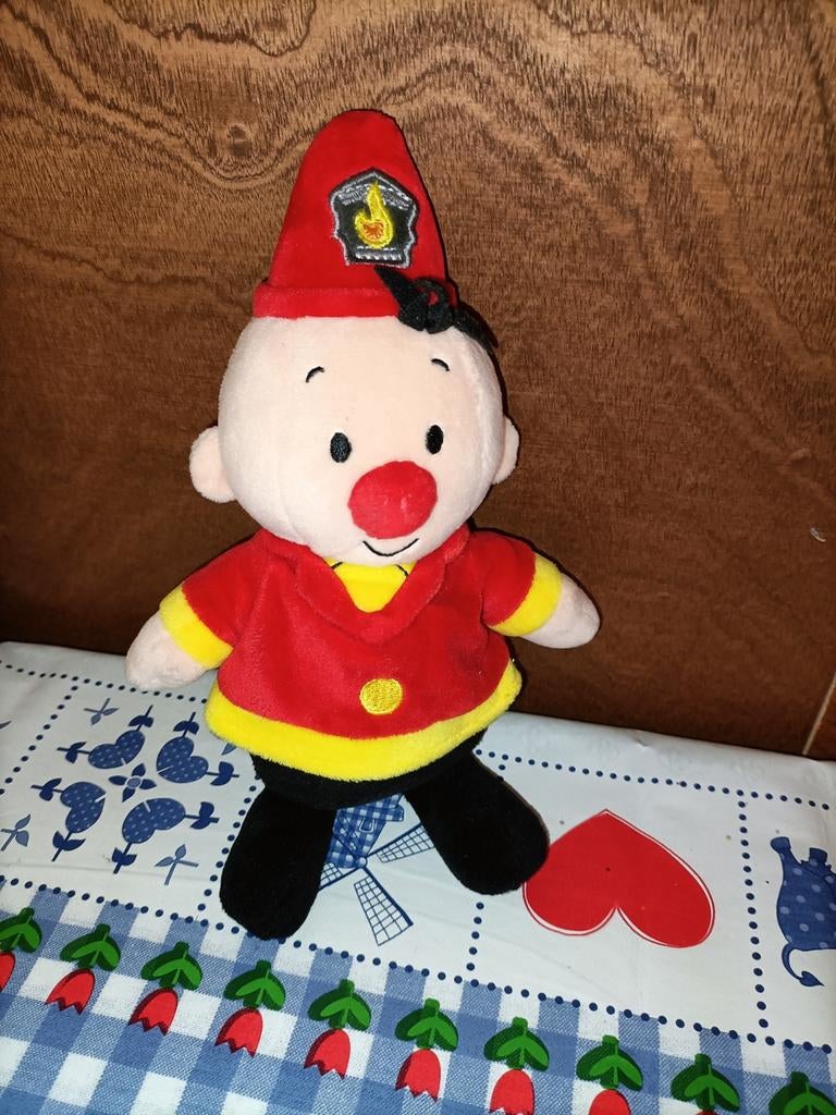 Bumba brandweer knuffel 25 cm groot, Ophalen of Verzenden, Zo goed als nieuw, Overige typen