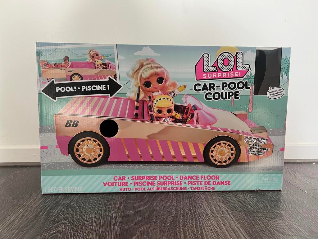 Leuke LOL Surprise Car-Pool Coupe met LOL pop., Ophalen of Verzenden, Gebruikt, Overige typen