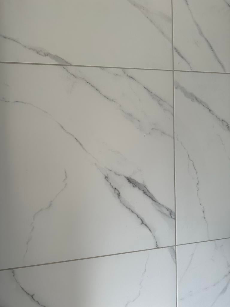 Marmerlook tegels 60x60x9,5 - Nieuwstaat 4 pakken, Ophalen, 60 cm of meer, Overige typen, Nieuw