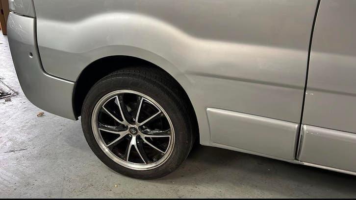 18 inch bk racing velgen (banden moeten vervangen worden), Ophalen, 18 inch, Banden en Velgen, Zomerbanden