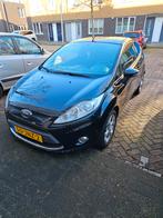 Ford Fiesta 1.25 Titanium 60KW  2009 Zwart, Auto's, Voorwielaandrijving, 600 kg, 4 cilinders, Zwart