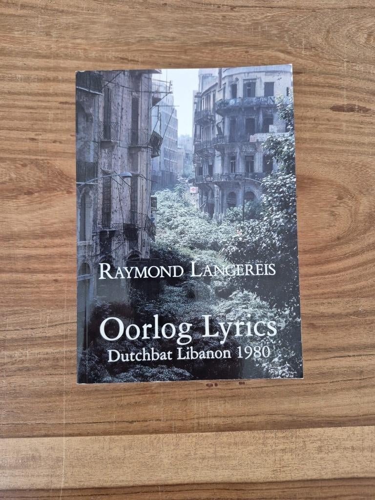 Oorlog Lyrics Dutchbat Libanon 1980, Verzamelen, Militaria | Algemeen, Verzenden, Landmacht, Nederland, Boek of Tijdschrift