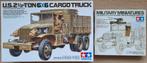 Tamiya 1:35 #35218 WWII US 2 1/2Ton 6x6 Cargo Truck + #35231, 1:32 tot 1:50, Nieuw, Ophalen of Verzenden, Truck