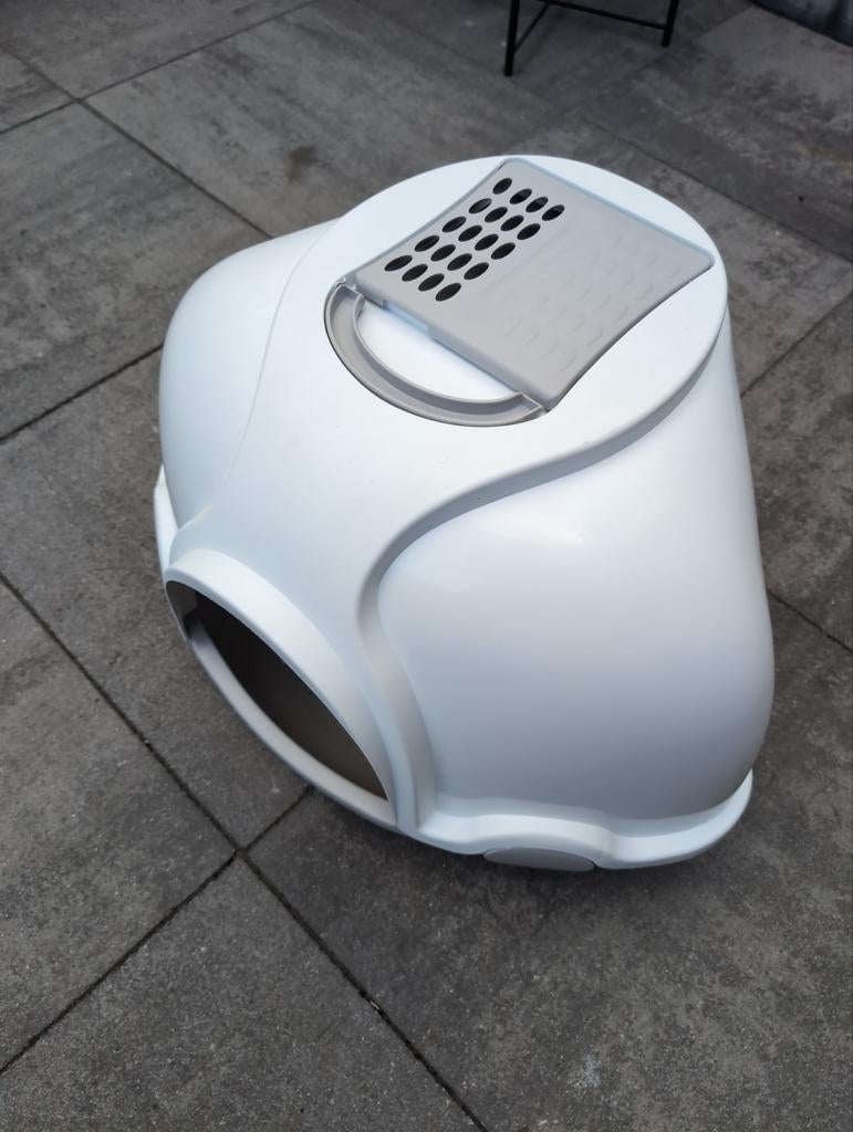 Gebruikte Kattenbak hoekvorm, Ophalen