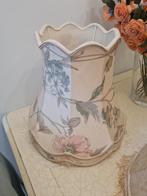 Vintage lampenkap met bloemen, Heikant 21 Kaatsheuvel, Overige kleuren, 25 tot 50 cm, Ophalen of Verzenden