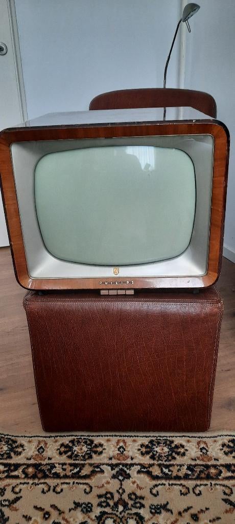 Vintage TV Philips jaren 50, Ophalen, Gebruikt, 40 tot 60 cm, Philips
