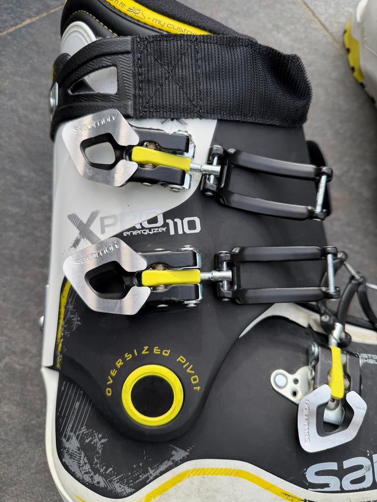 Salomon X-Pro Energizer 110 skischoenen - Maat 44, Sport en Fitness, Skiën en Langlaufen, Ophalen, Gebruikt, Schoenen, Salomon