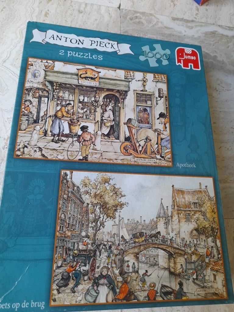 Anton Pieck/C Jetses, Hobby en Vrije tijd, Denksport en Puzzels, Ophalen of Verzenden, 500 t/m 1500 stukjes, Zo goed als nieuw