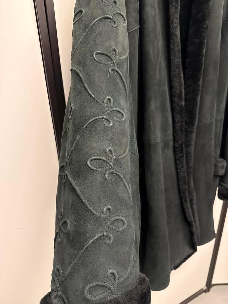 Antonio Guillermo Lammy Coat - Maat 42/44 (L), Kleding | Dames, Jassen | Winter, Zo goed als nieuw, Maat 42/44 (L), Zwart, Ophalen of Verzenden