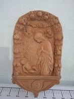 Plaquette van aardewerk religieuse voorstelling., Antiek en Kunst, Ophalen