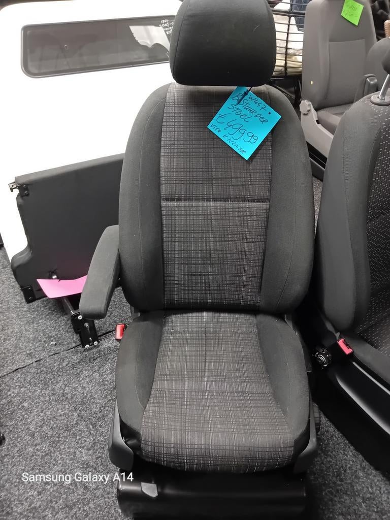 Mercedes Vito Bestuurdersstoel met armsteun - 6 stuks, Ophalen