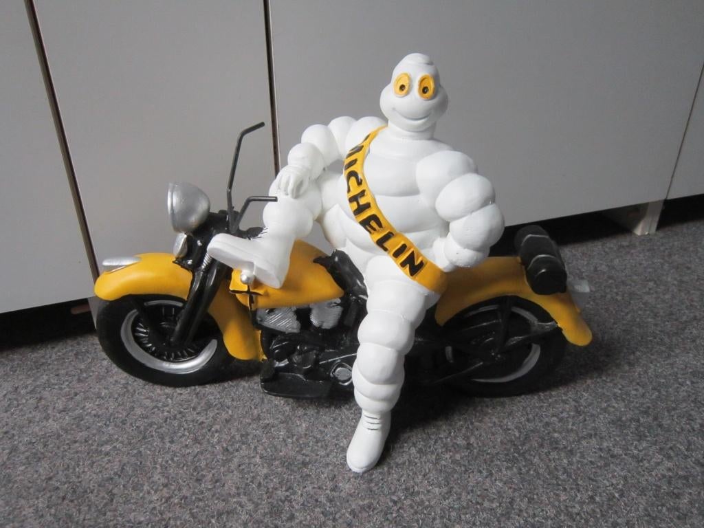 MICHELIN POP BEELD OP MOTOR, Verzamelen, Ophalen, Zo goed als nieuw, Overige typen