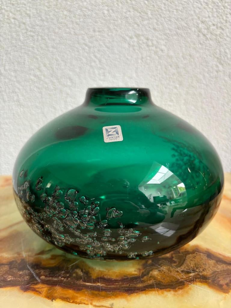 SCHOTT Zwiesel Germany, glas kristal vaas H. LÖFFELHARDT, Ophalen of Verzenden