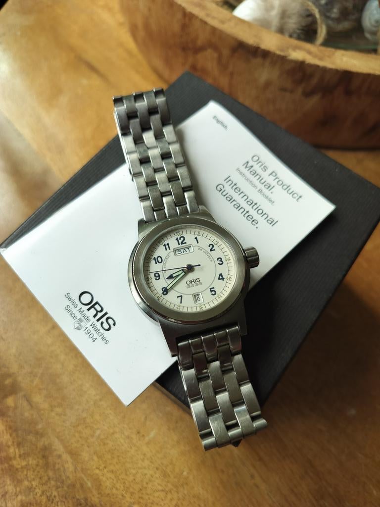 Oris BC3 Day Date Automatic horloge - Mooi exemplaar! 40 mm, Sieraden, Tassen en Uiterlijk, Horloges | Heren, Ophalen of Verzenden