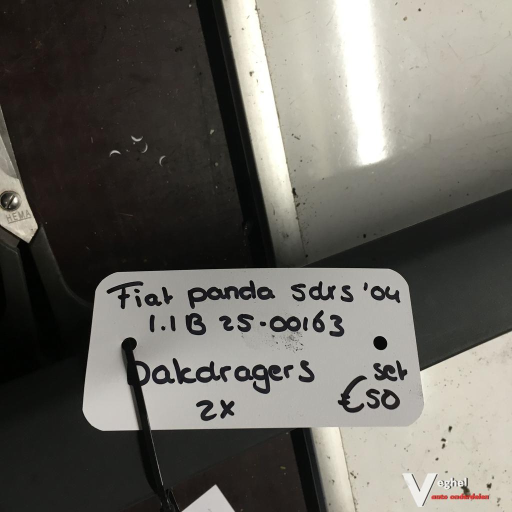 Fiat Panda 5drs 1.1 B 2004 2500163 Dakdrager set, Ophalen, Gebruikt, -, -