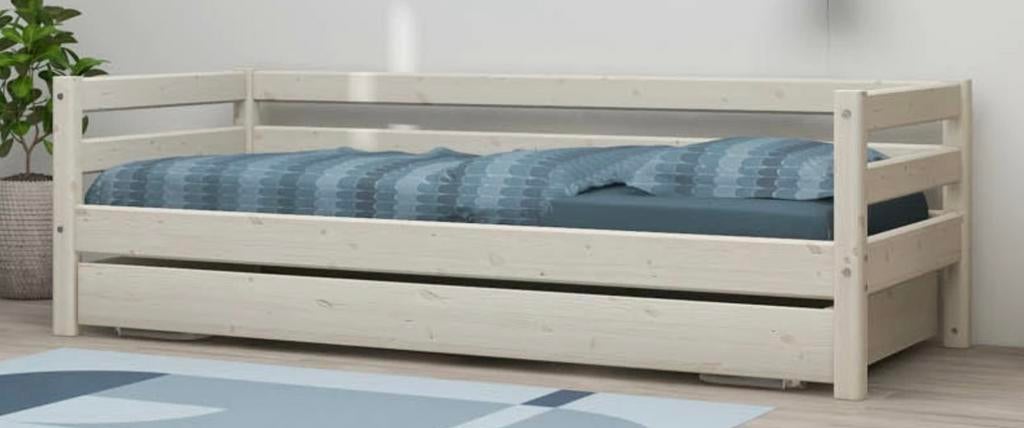 Wegens 1.40 Bed ZGAN Flexa Bedbank, onderla, matras nu €300, Ophalen, Zo goed als nieuw, Stapelbed