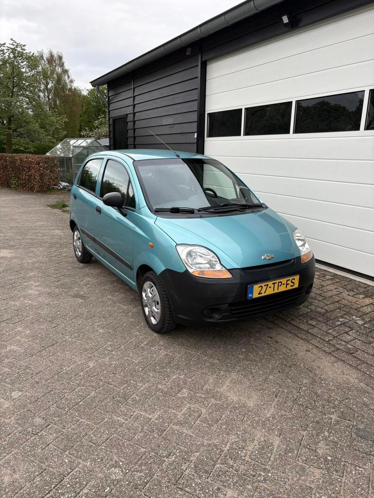 Chevrolet Matiz NIEUWE APK, Auto's, Voorwielaandrijving, Stof, Blauw, Origineel Nederlands