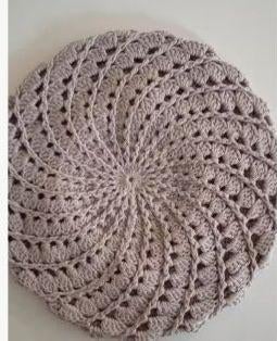 Baret, gehaakt/ de Haakboetiek, Ophalen of Verzenden, Nieuw, 55 cm (S, 6⅞ inch) of minder, Hoed