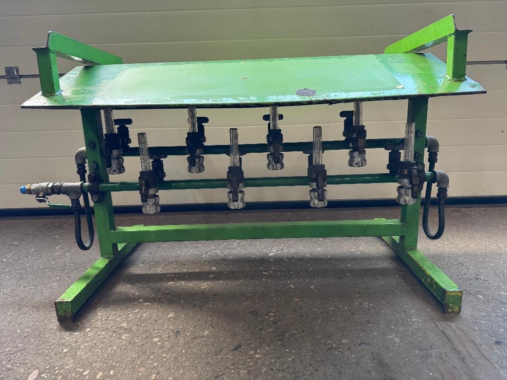 Argon gas menggas mix verdeelstation 8x flowventiel Mig Tig, Ophalen, Gebruikt, 250 ampère of meer, Overige typen