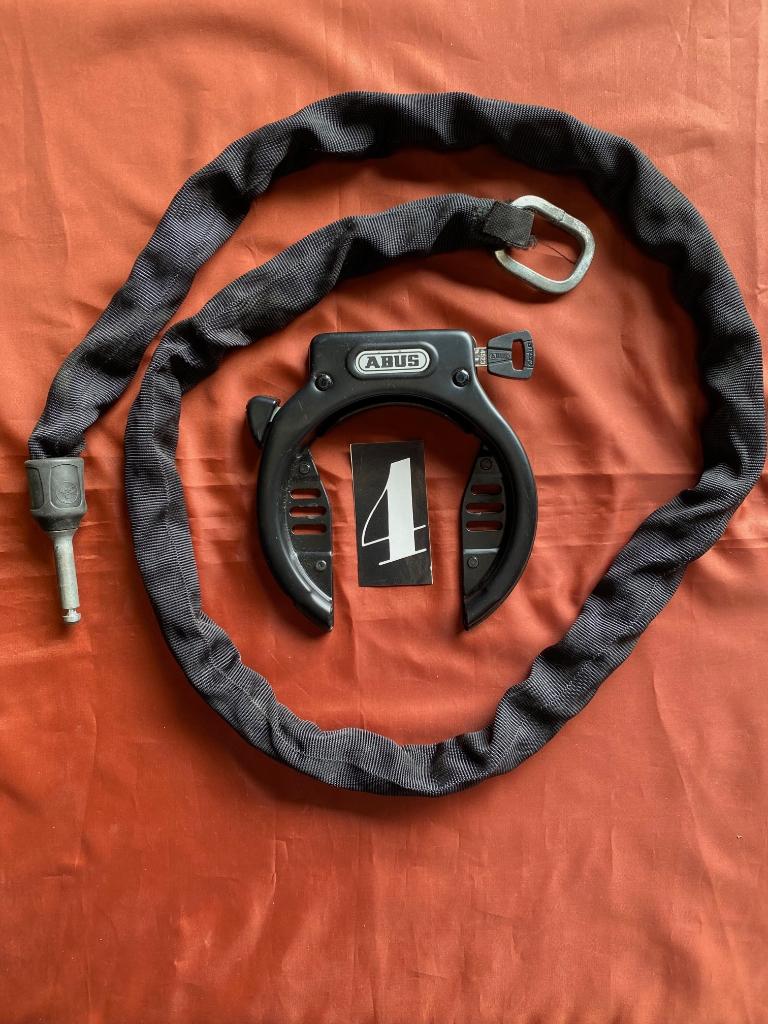 Fiets slot extra breed abus abus ringslot amparo 4650 xl, Ophalen, Nieuw, Kettingslot