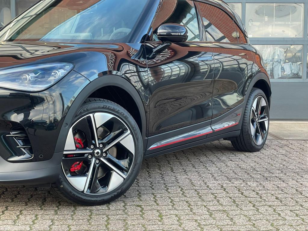 Smart #1 BRABUS 66 kWh | €5.000,- tijdelijke voorraadvoord, Auto's, Smart, Automaat, Zwart, Verblindingsvrij grootlicht, SUV of Terreinwagen