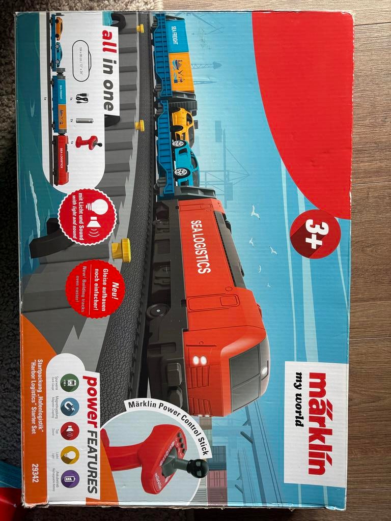 Märklin My World Treinset, Station en Overweg Set, Ophalen, Wisselstroom, Treinset, Zo goed als nieuw