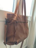 Manfield Leren Tas met Laptopvak, Ophalen of Verzenden, Gebruikt, Bruin, Overige typen