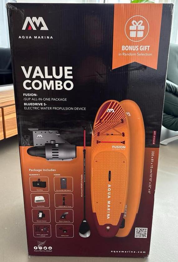 Aqua Marina Fusion SUP Board met BlueDrive S Motor, Ophalen of Verzenden, Nieuw, SUP-boards