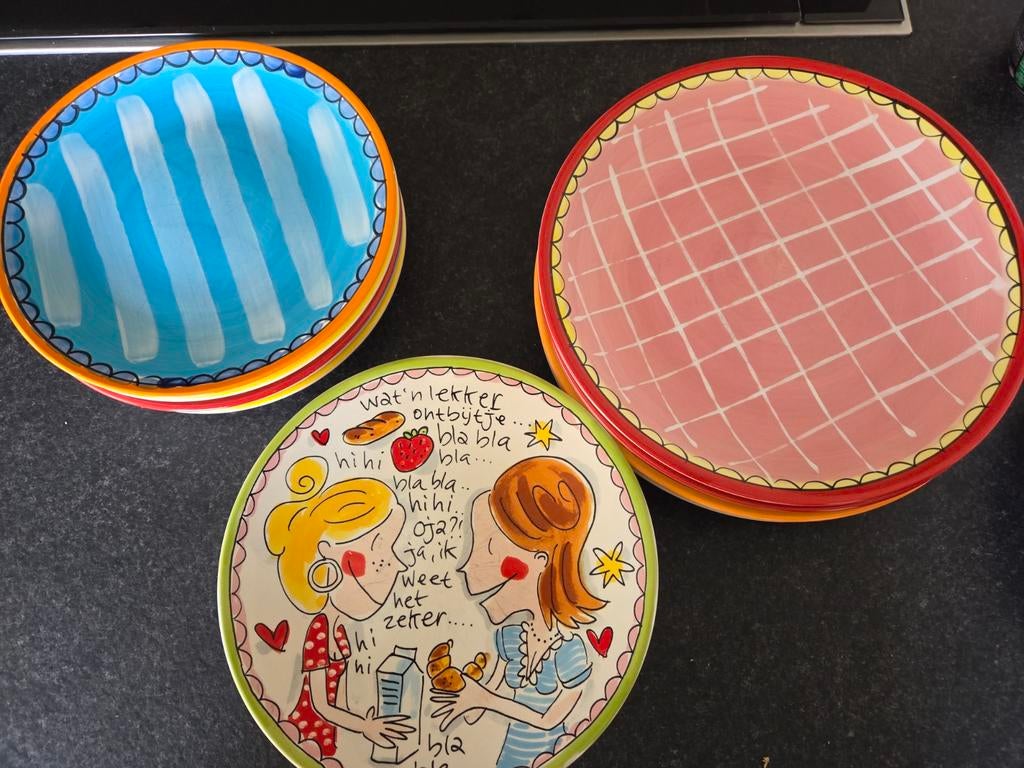 Blond Amsterdam borden, Ophalen, Bord