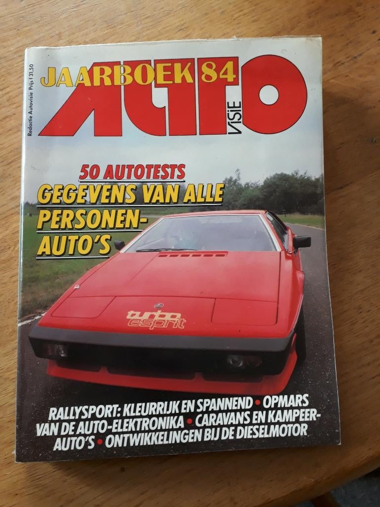 Autovisie Jaarboek 1984, Ophalen of Verzenden, Gelezen, Algemeen