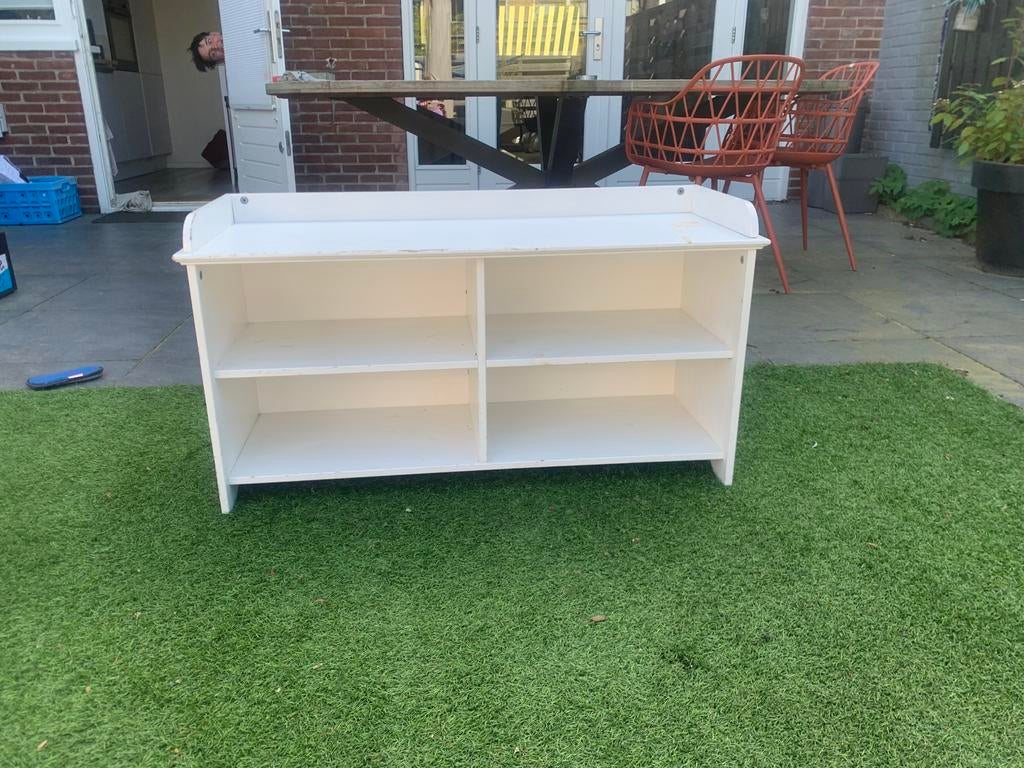 Schoenenbank wit, Huis en Inrichting, Ophalen, Gebruikt