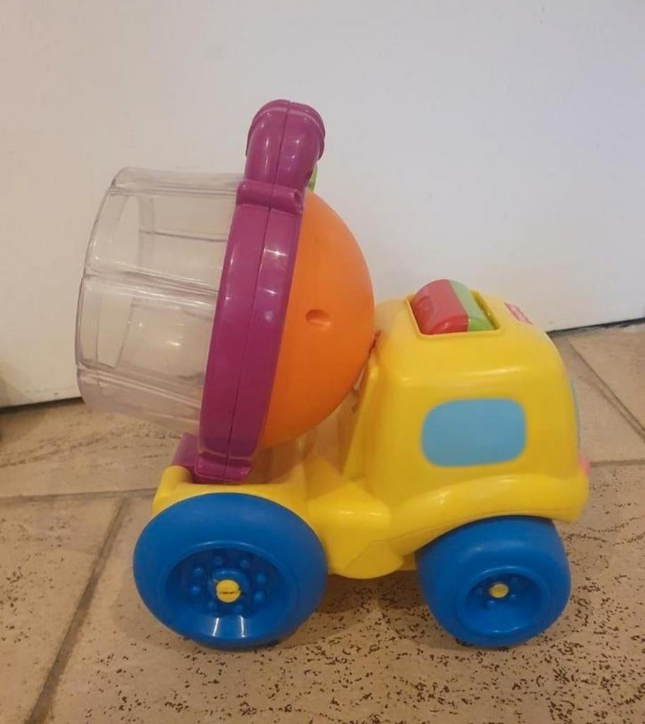 Fisherprice cement molen auto met ballen. Draait., Ophalen of Verzenden, Zo goed als nieuw