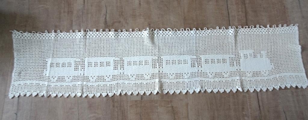 GEHAAKT GORDIJN, 150 tot 200 cm, Ophalen of Verzenden, Zo goed als nieuw, KINDERKAMER