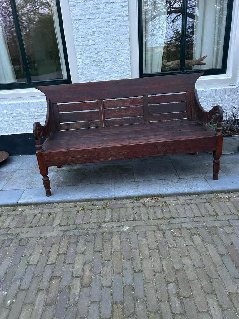 Teak houten tuinbank, Tuin en Terras, Tuinbanken, 4301rp, Teakhout, Indonesia import, Ophalen of Verzenden