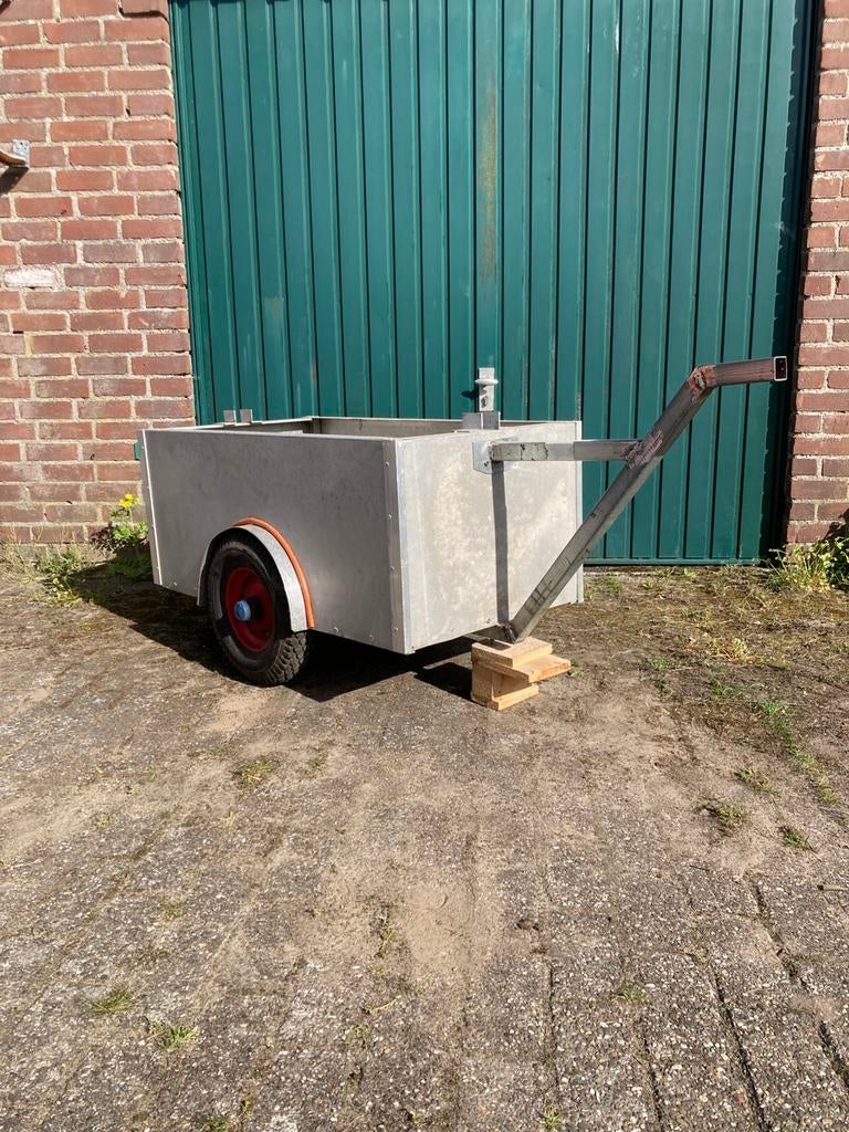 Sterke Aluminium Aanhanger Fiets/Scooter/Fatbike/Zitmaaier, Ophalen, Zo goed als nieuw, Bagagekar, 80 kg of meer
