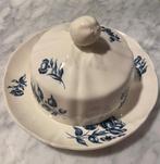 Petrus Regout&Cs Maastricht Bouquet Blue botervloot servies, Ophalen of Verzenden