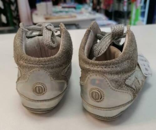 Shoesme zilver + parelmoer halfhoge sneakers mt 20 nr 36188, Kinderen en Baby's, Babykleding | Schoentjes en Sokjes, Schoentjes