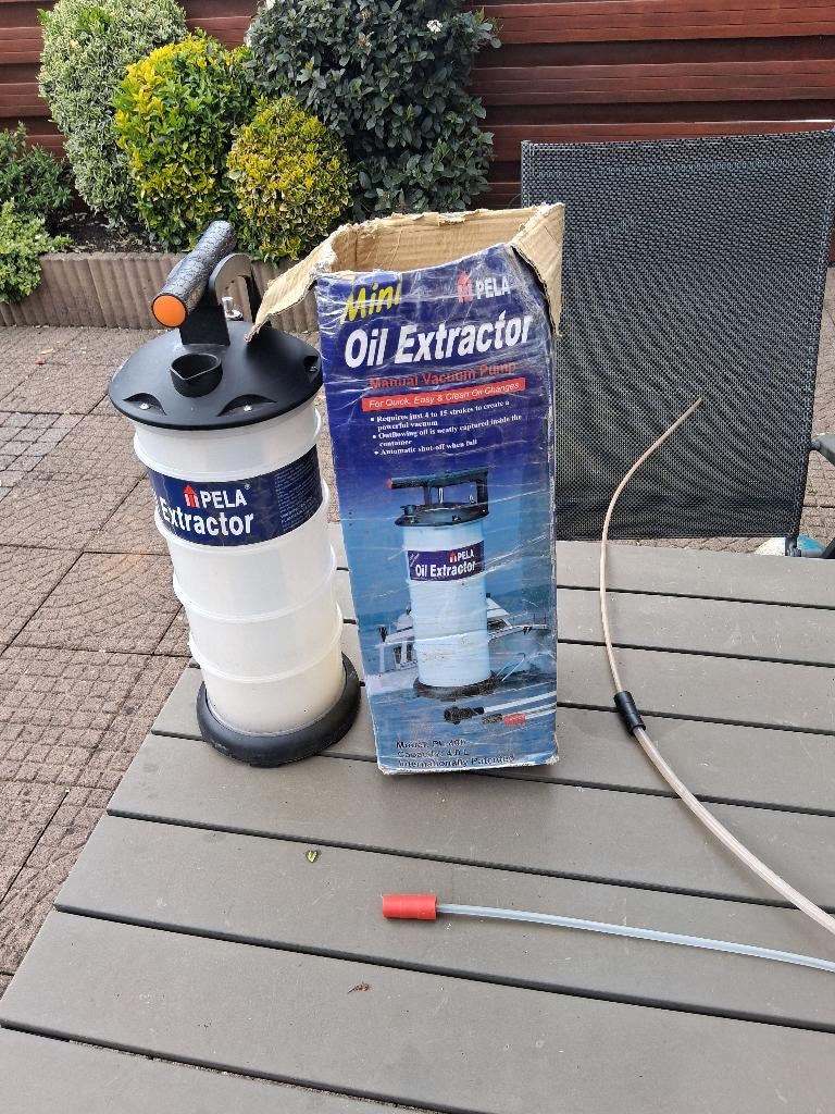 PELA oil extractor, Ophalen, Zo goed als nieuw, Onderhoud en Reparatie