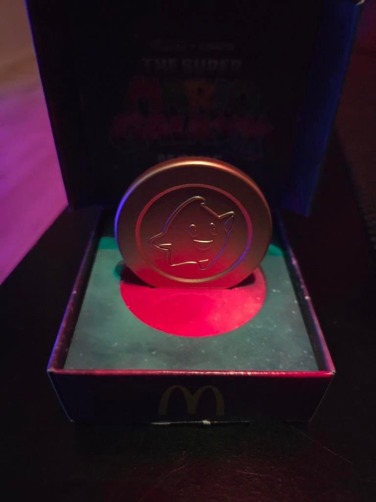 McDonald's Super Mario Bros. Film Munt - Spook, Ophalen of Verzenden, Zo goed als nieuw