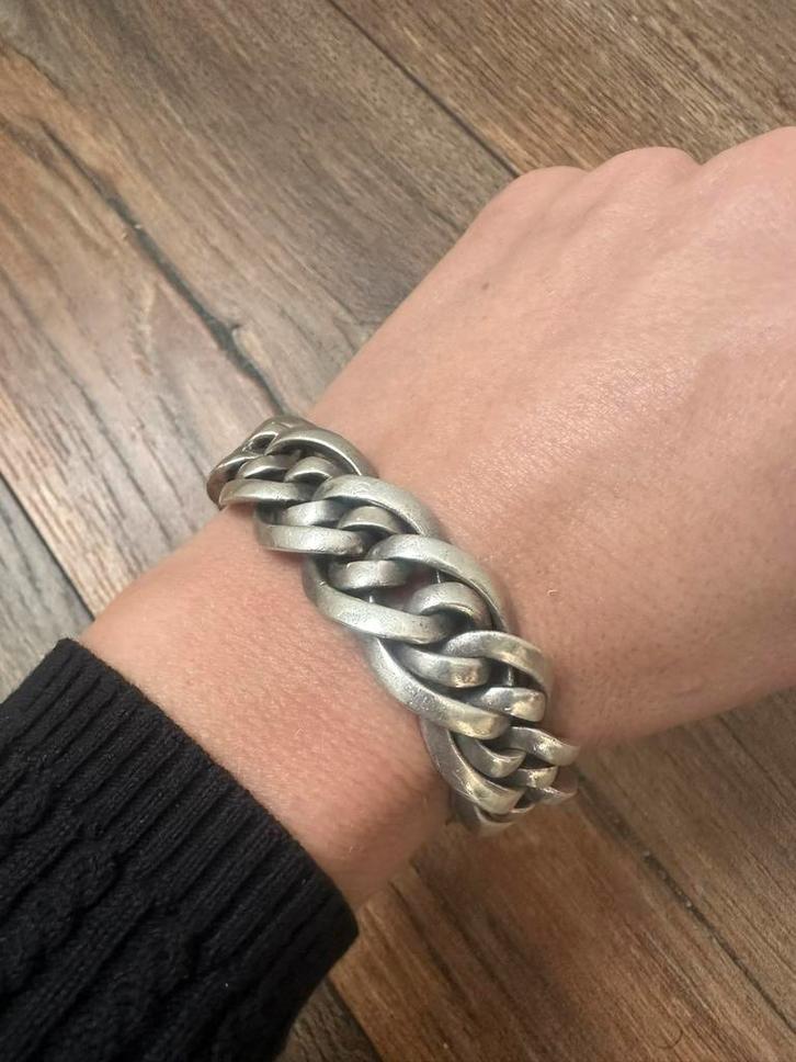 Buddha to Buddha armband Nathalie, Sieraden, Tassen en Uiterlijk, Armbanden, Gebruikt, Zilver, Zilver, Ophalen of Verzenden