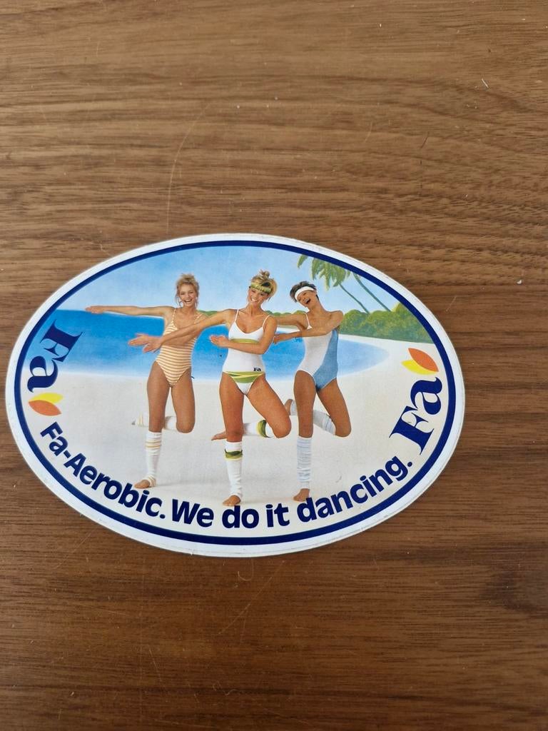 7029 Fa-Aerobic sticker, Ophalen of Verzenden